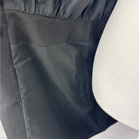 NWT Derek Lam 10 Crosby Chiara Black Blazer Mini Dress Gold Buttons Sz 6 - Picture 7 of 14